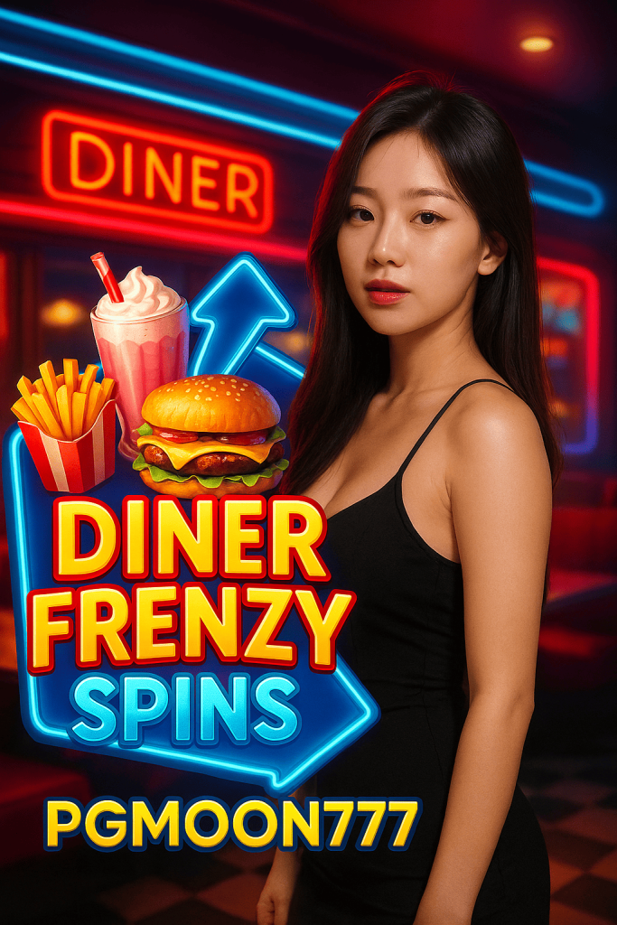 DINER FRENZY SPINS สล็อตร้านอาหารไฟนีออน PGMOON777