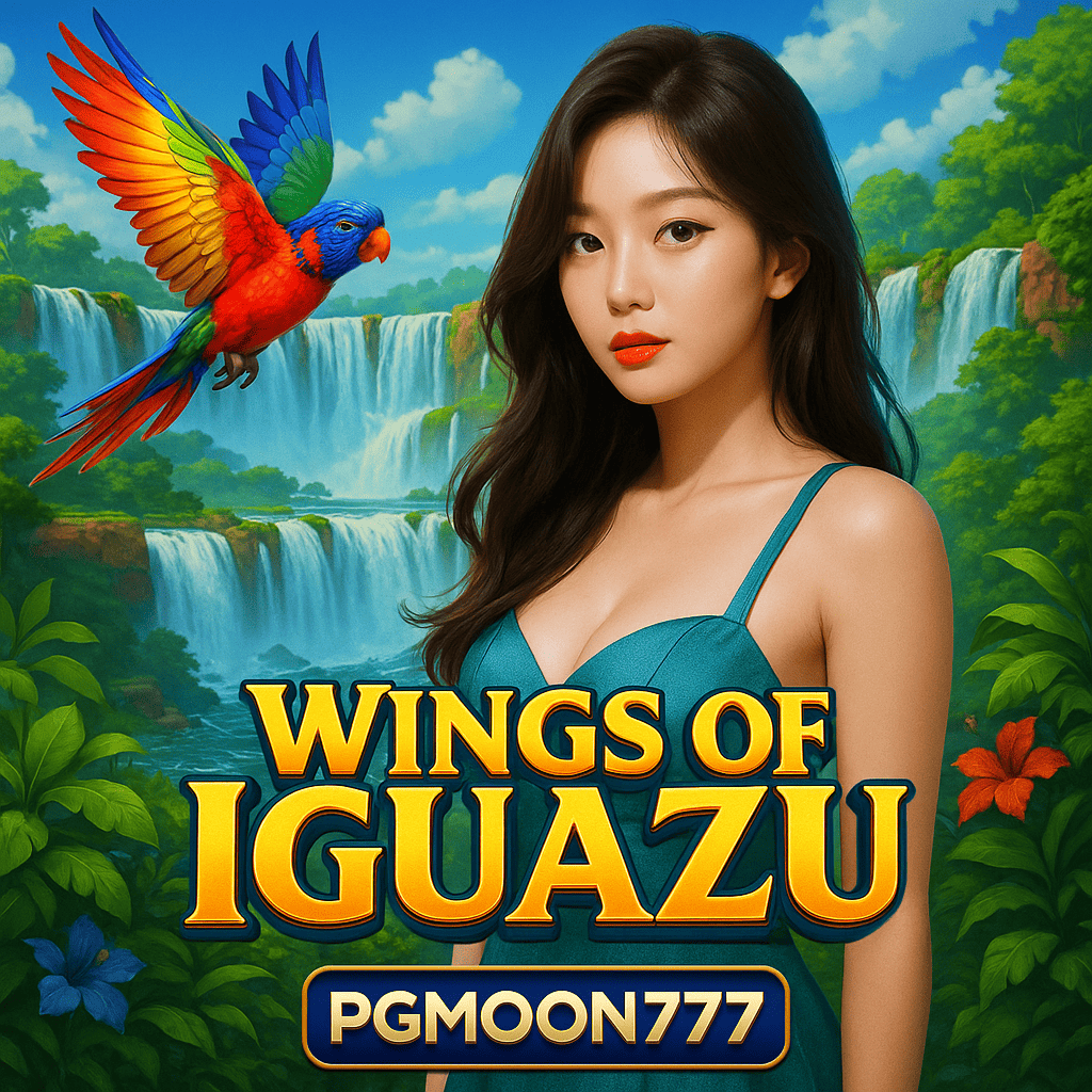 WINGS OF IGUAZU สล็อตน้ำตกอิกวาซูสุดอลังจาก PGMOON777 โบนัสแตกง่าย