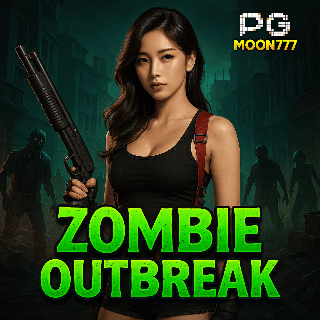 ZOMBIE OUTBREAK สล็อตซอมบี้สุดระทึกจาก PGMOON777 โบนัสแตกง่าย