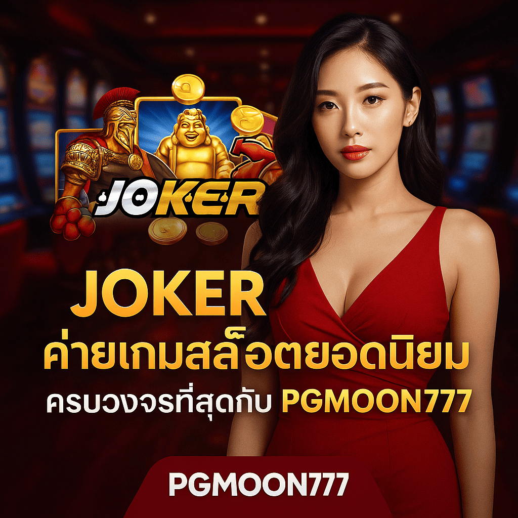 JOKER ค่ายเกมสล็อตยอดนิยม ครบวงจรที่สุดกับ PGMOON777