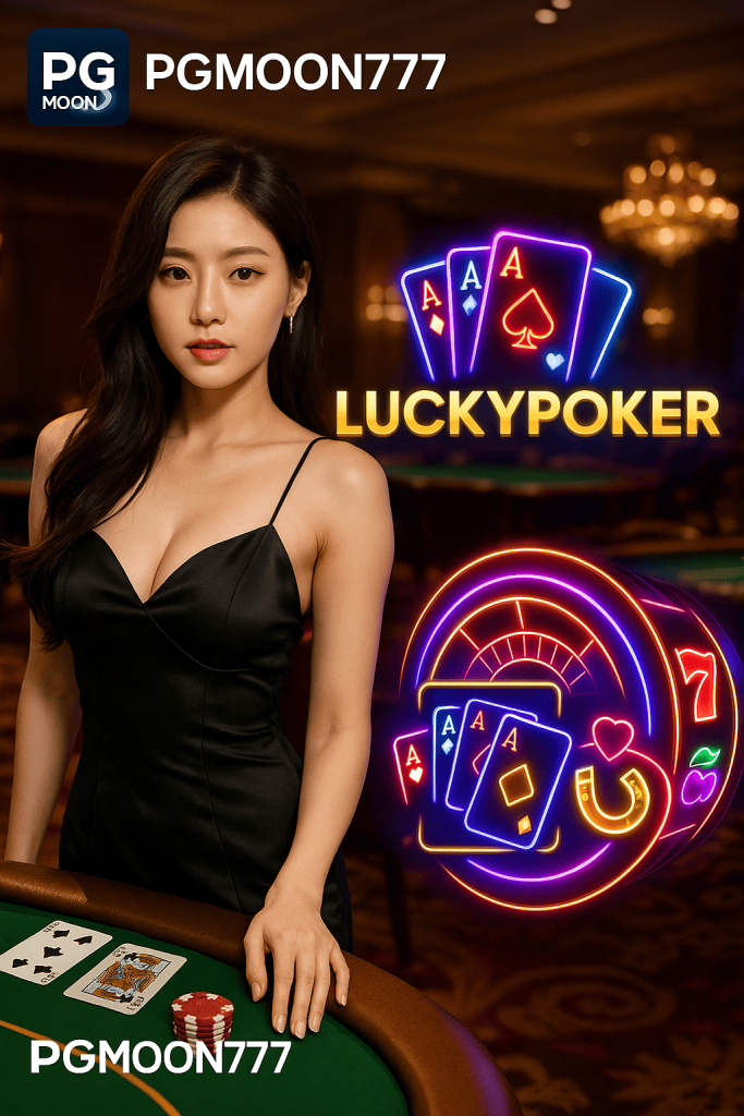 LUCKYPOKER สล็อตโป๊กเกอร์โชคดี ลุ้นโบนัสใหญ่กับ PGMOON777