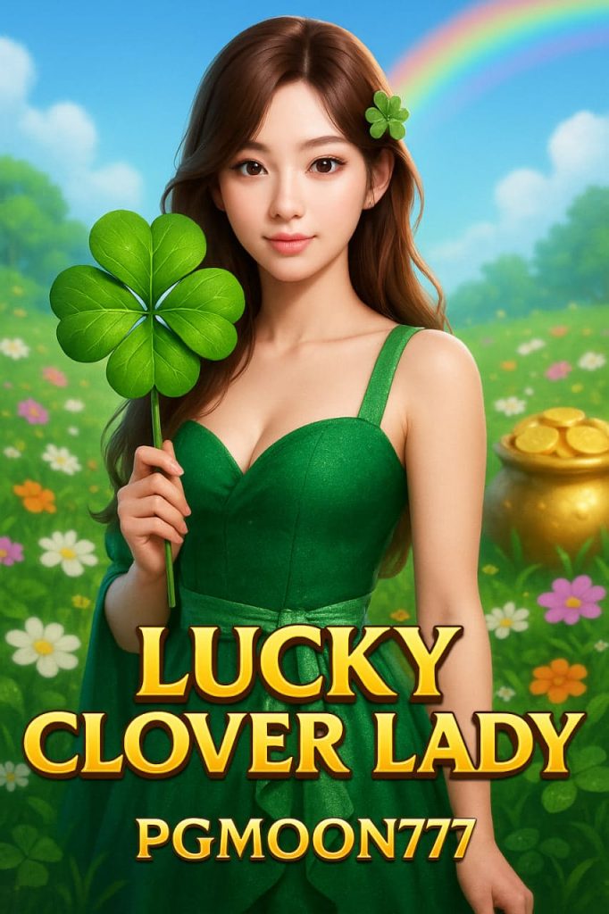 LUCKY CLOVER LADY เกมสล็อตสาวโคลเวอร์นำโชค แตกง่ายที่ PGMOON777