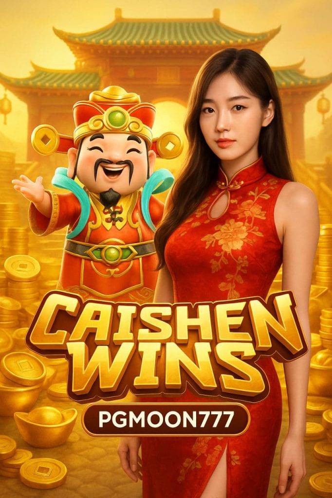 CAISHEN WINS สล็อตเทพเจ้าแห่งโชคลาภแตกง่าย PGMOON777