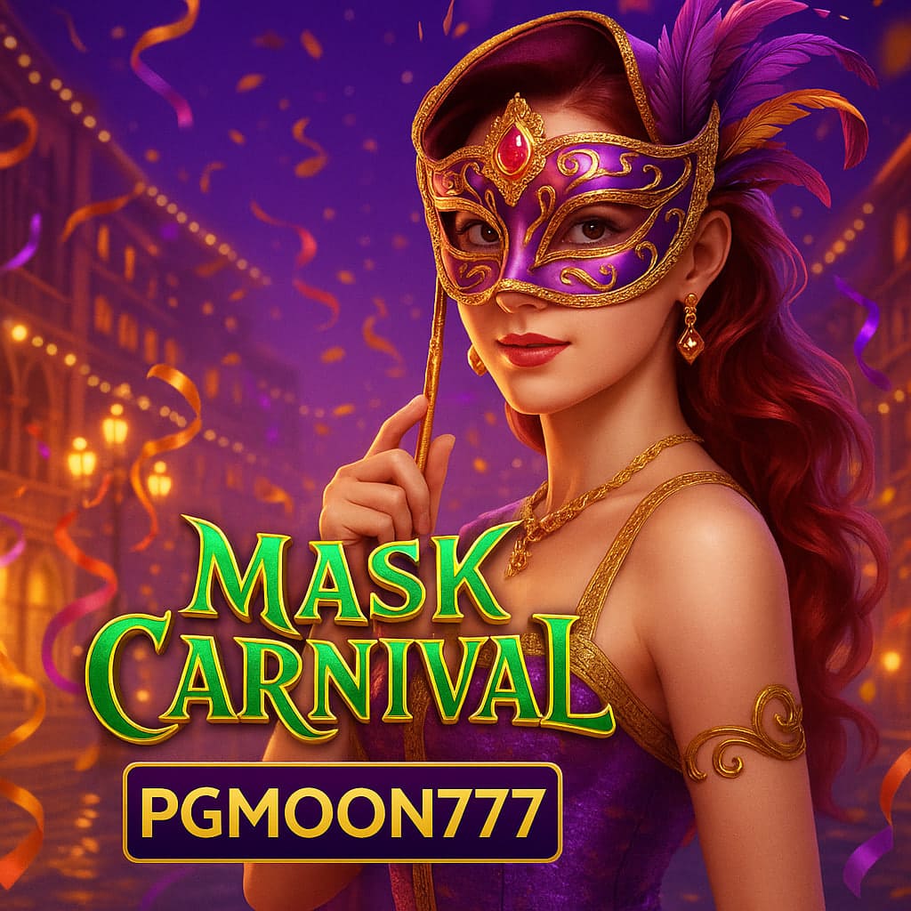 MASK CARNIVAL PGMOON777 สล็อตหน้ากากเวนิสสุดหรู โบนัสแตกไม่หยุด