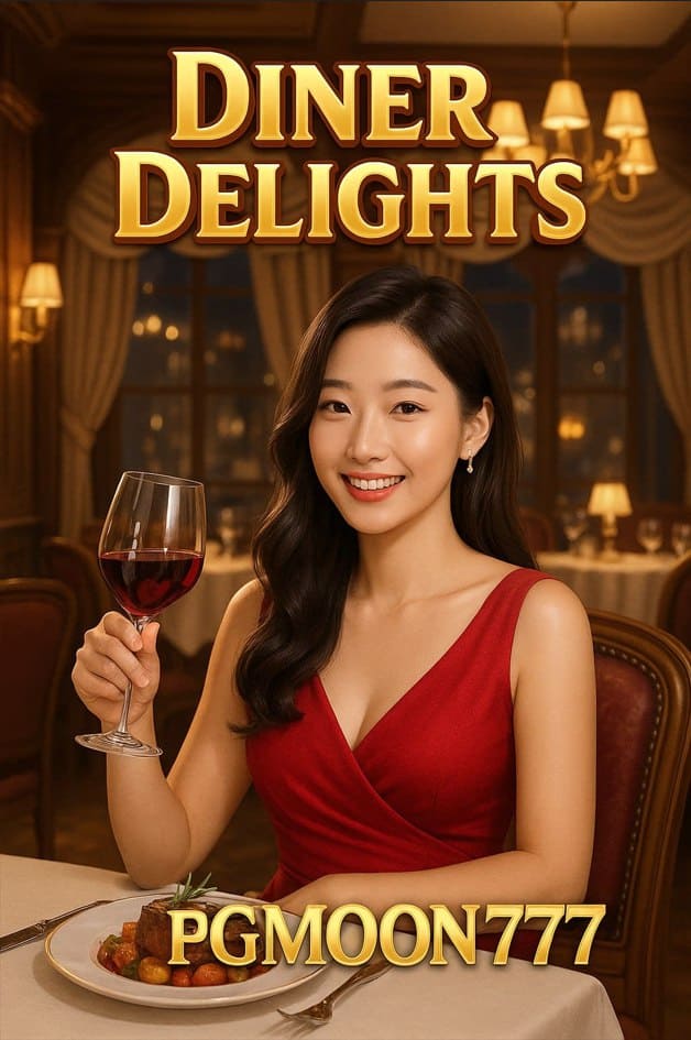 DINER DELIGHTS สล็อตร้านอาหารสุดหรู โบนัสอร่อยแตกง่ายจาก PGMOON777