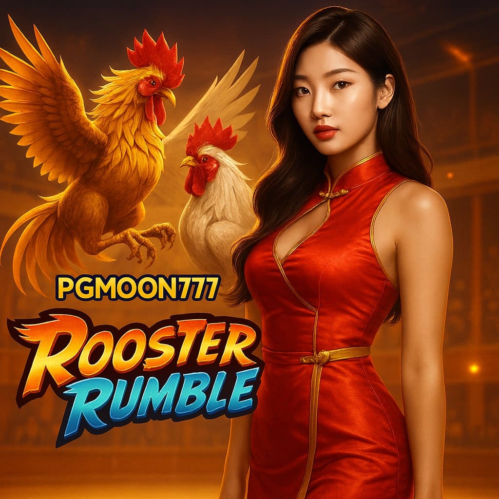 ROOSTER RUMBLE สล็อตไก่ชนทองคำแห่ง PGMOON777 โบนัสแตกยับทุกชั่วโมง
