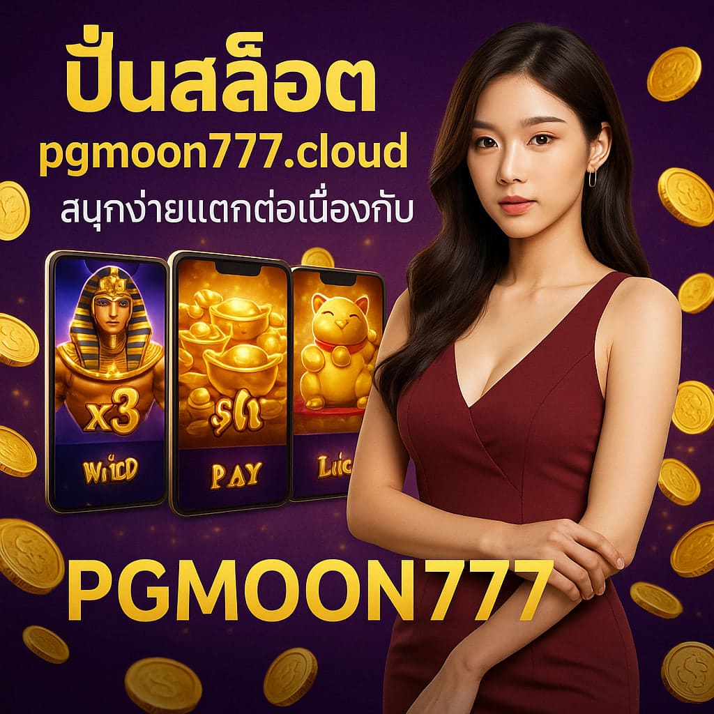 ปั่นสล็อต pgmoon777.cloud สนุกง่ายแตกต่อเนื่องกับ PGMOON777