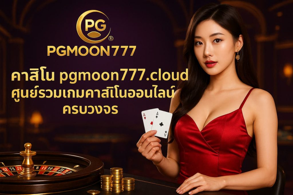 คาสิโน pgmoon777.cloud ศูนย์รวมเกมคาสิโนออนไลน์ครบวงจร PGMOON777