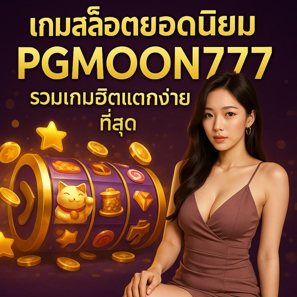 เกมสล็อตยอดนิยม PGMOON777 รวมเกมฮิตแตกง่ายที่สุด