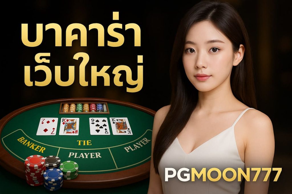 บาคาร่าเว็บใหญ่ มาตรฐานสากลสำหรับผู้เล่นไทยบน PGMOON777