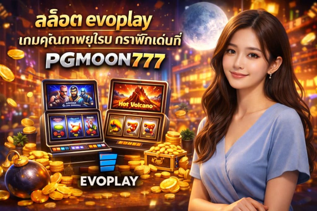สล็อต evoplay เกมคุณภาพยุโรป กราฟิกเด่นที่ PGMOON777